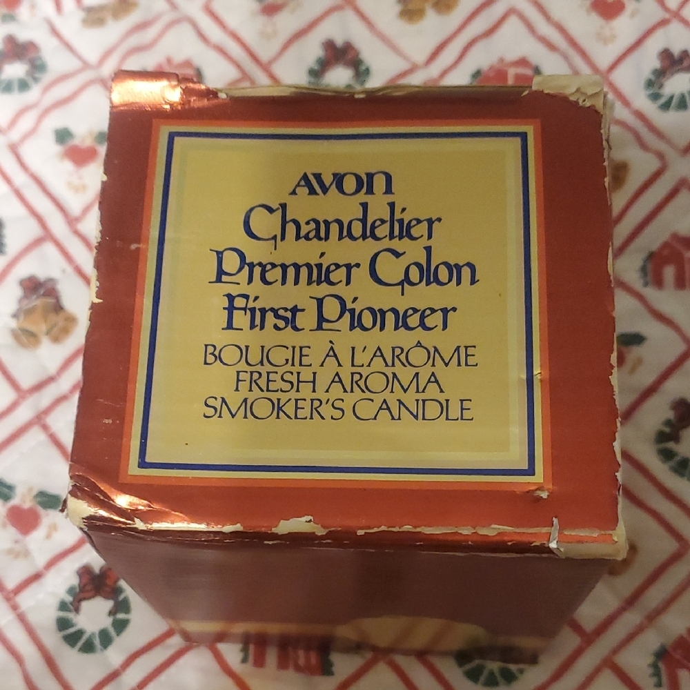 Avon Chandelier Premier Colon First Pioneer Candle